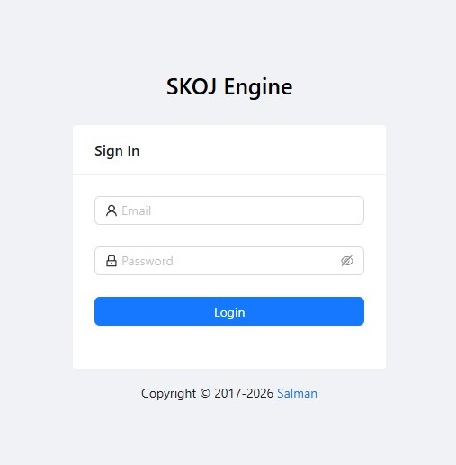 SKOJ Control Panel